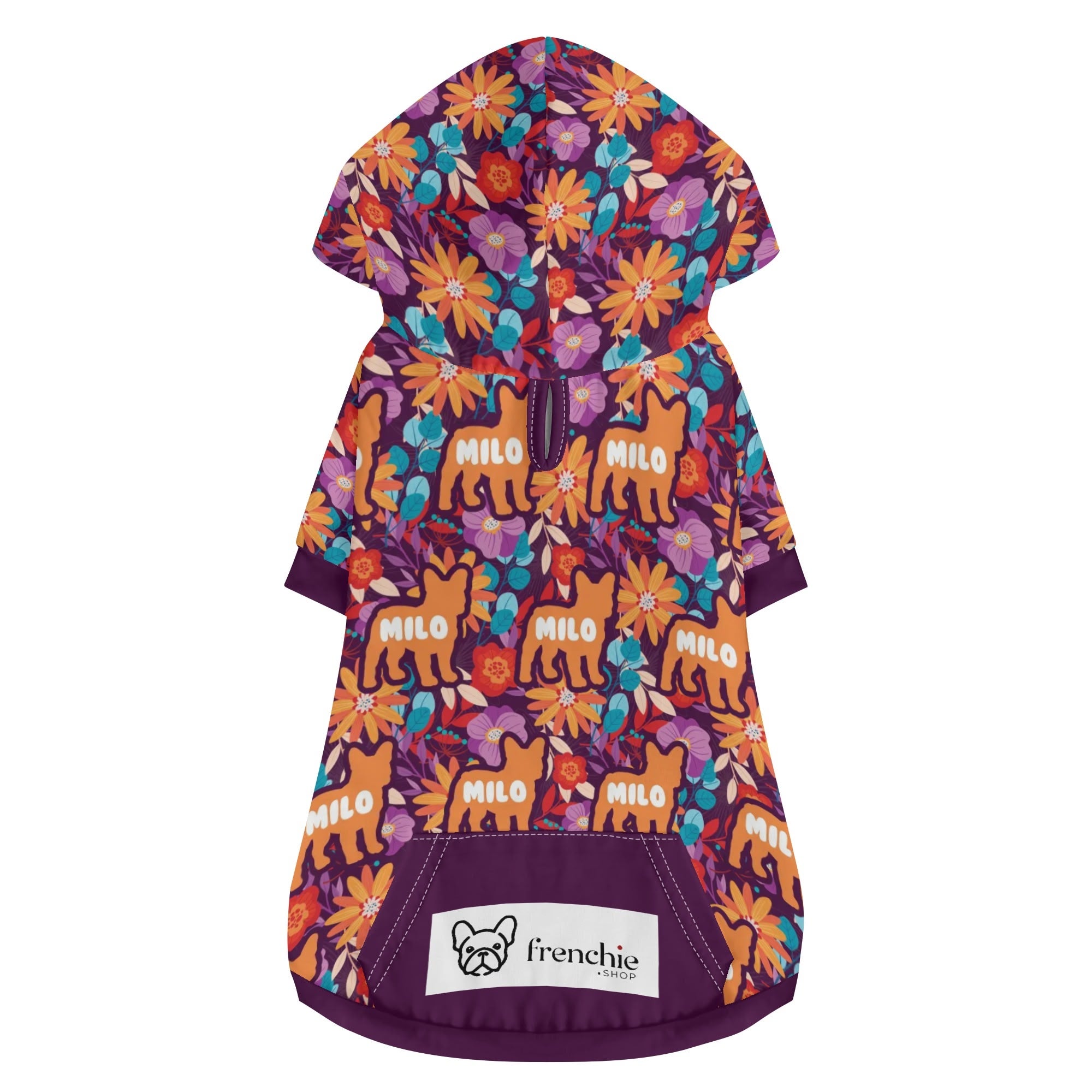 French Bulldog Customizable French Bulldog Hoodies With Your Pet’s Name