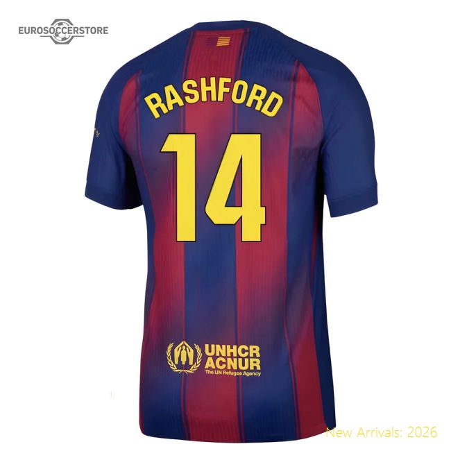 Exceptional 2025-2026 Blaugrana Authentic First Jersey (rashford 14)