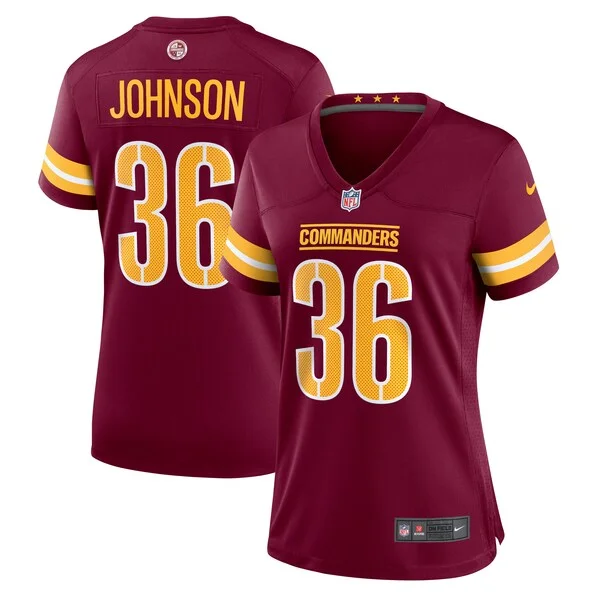 None Game NFL Jersey - Burgundy | Authentic Football Apparel