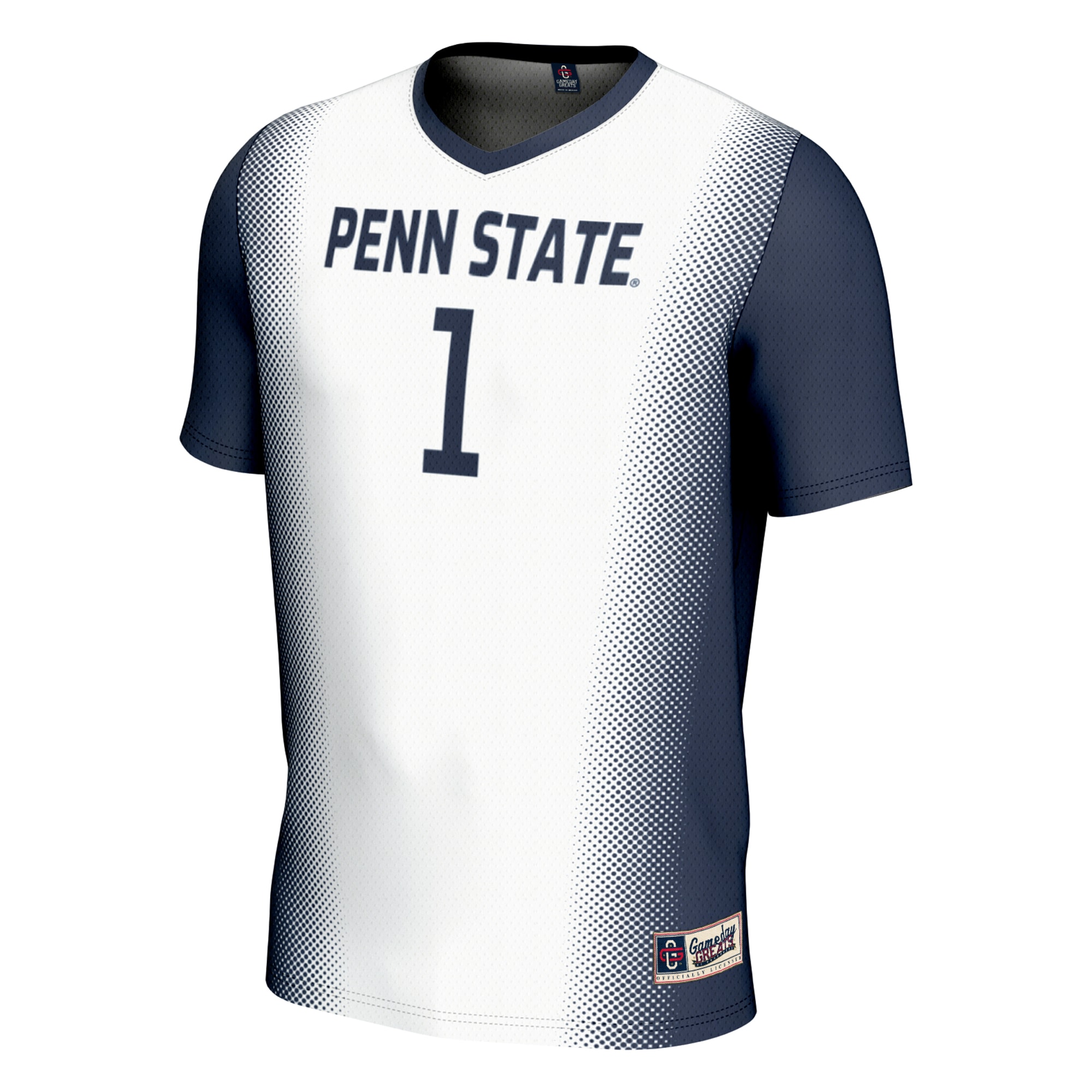 [SJH] Penn State Nittany Lions GameDay Greats Unisex Lightweight Women's Soccer Jersey - White