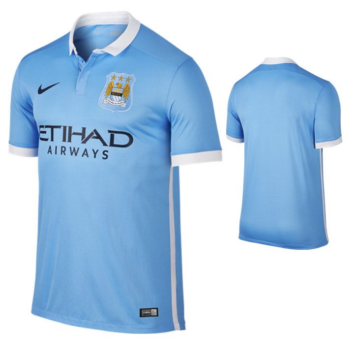 Support Manchester city with Nike Home Jersey - premium-grade