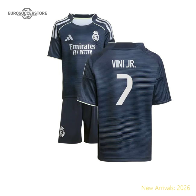 Real Madrid Away Mini Kit 2025-2026 Match Version Jersey