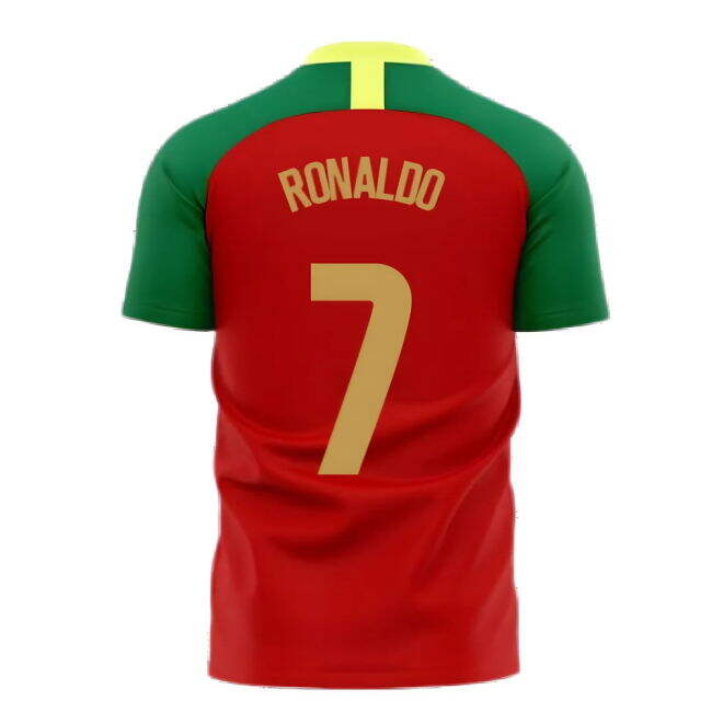 Low Value Portugal 2025-2026 Home Concept Football Kit (Airo) (RONALDO 7) From China