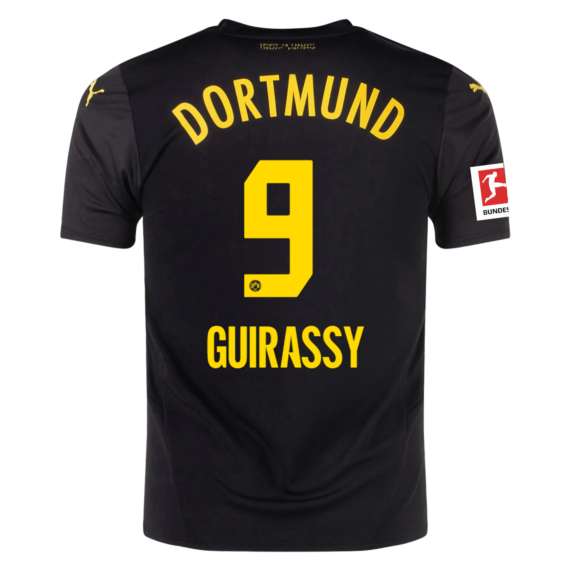 Borussia Dortmund Guirassy 2024-2025 Bun Away Jersey – Authentic Shirt