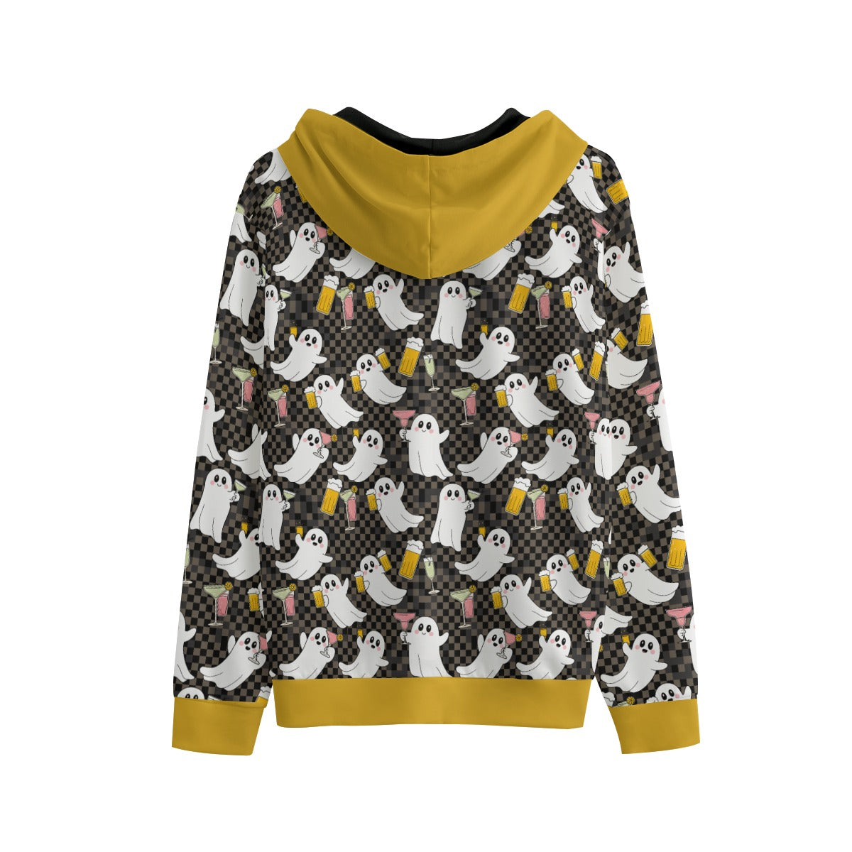 French Bulldog Ghost Human Hoodie Useful Frenchie Gear