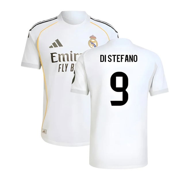 2025-2026 Home Shirt by Real Madrid Authentic