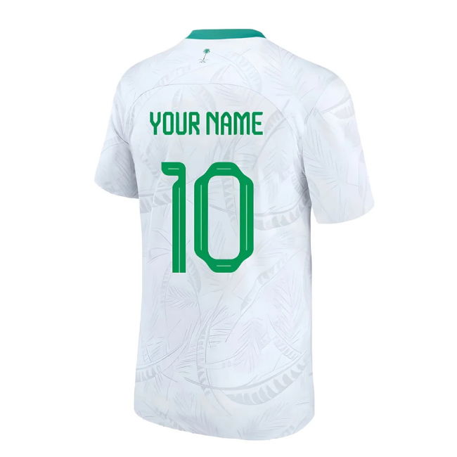 Authentic 2022-2023 Saudi Arabia World Cup Asia Home Strip