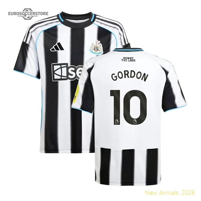 Newcastle Children 2025 Home Jersey Shirt Football Fan Football Fan Game Day Apparel