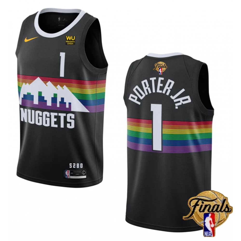 Performance Jersey Denver Nuggets 1 - Black City Edition - Game Day Essential