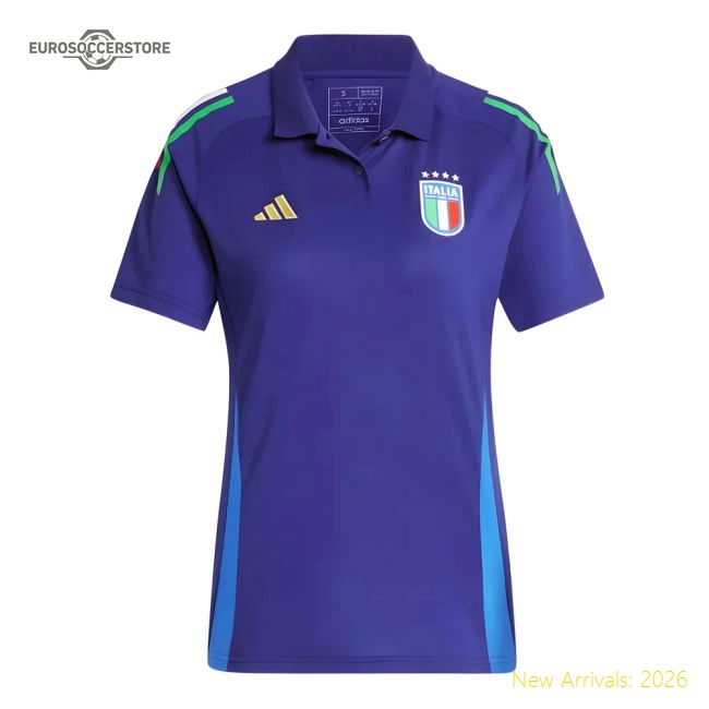 2024-2025 Italy Polo Shirt (Navy) - Ladies