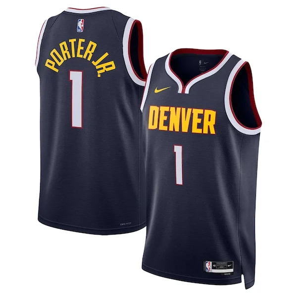 Michael Porter DEN Swingman Jersey - trendy Basketball - Navy