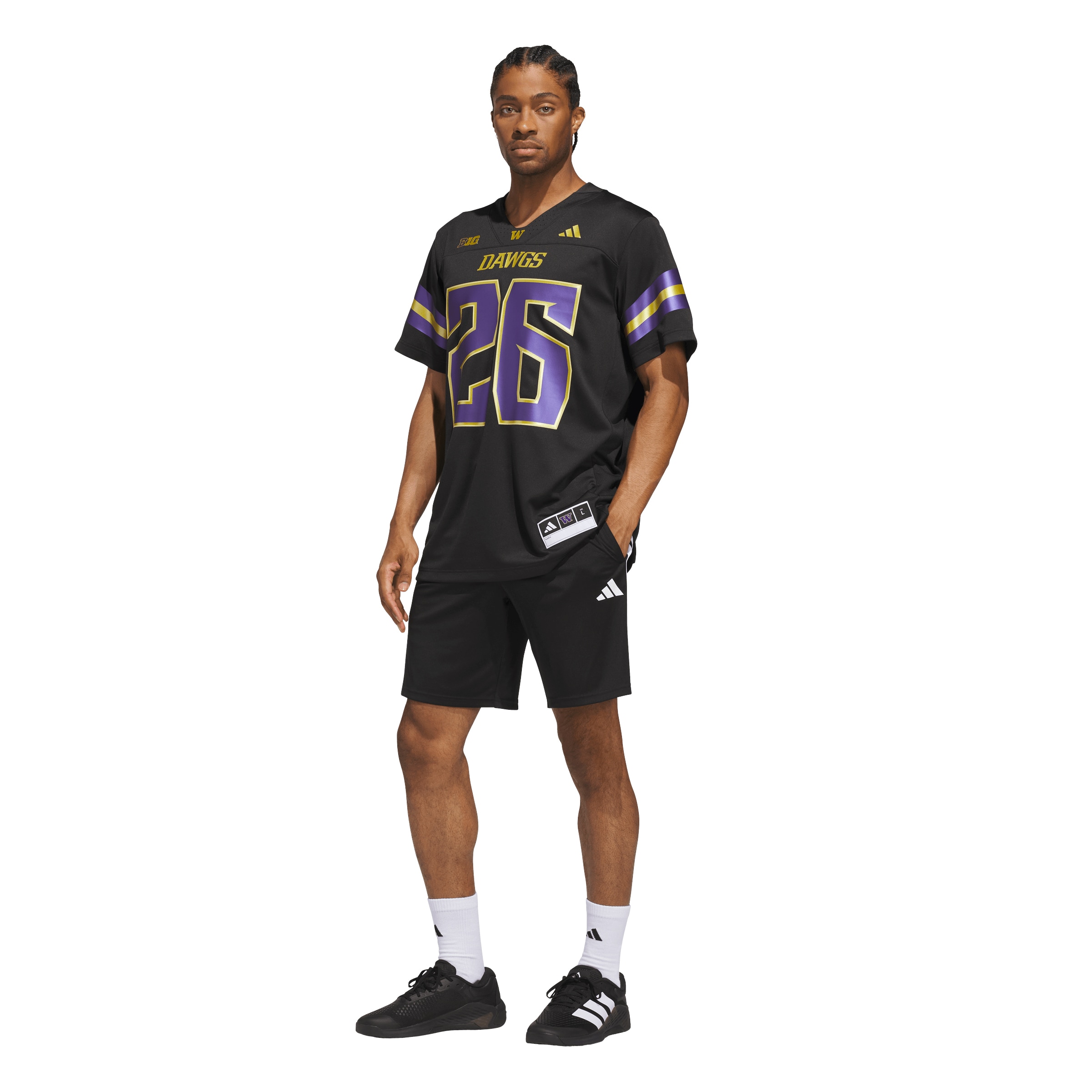 [NJP] Washington Huskies Unleash the Dawgs Premier Strategy Jersey - Black