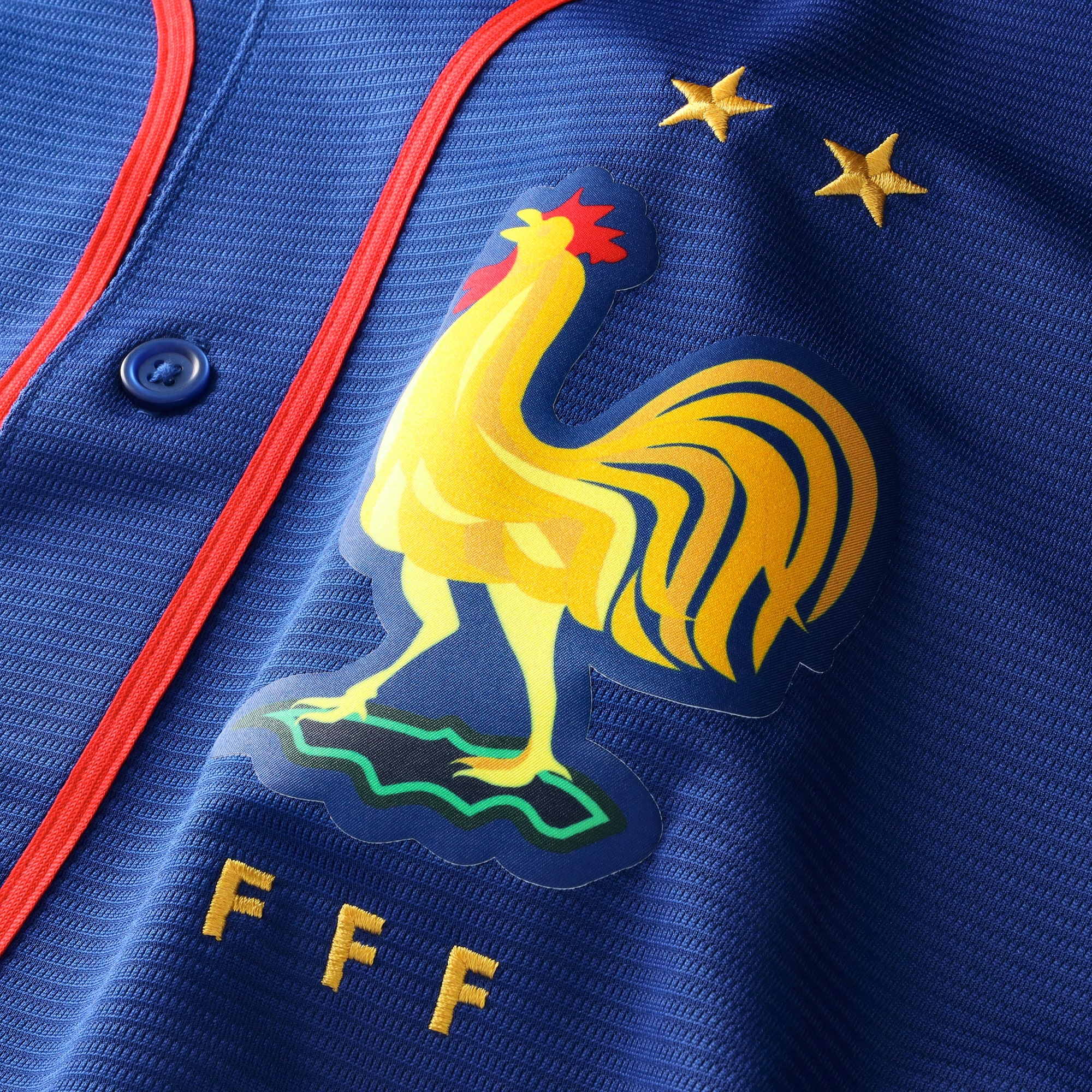 [SJH] France National Team x MLB Stadium Replica Jersey - Blue