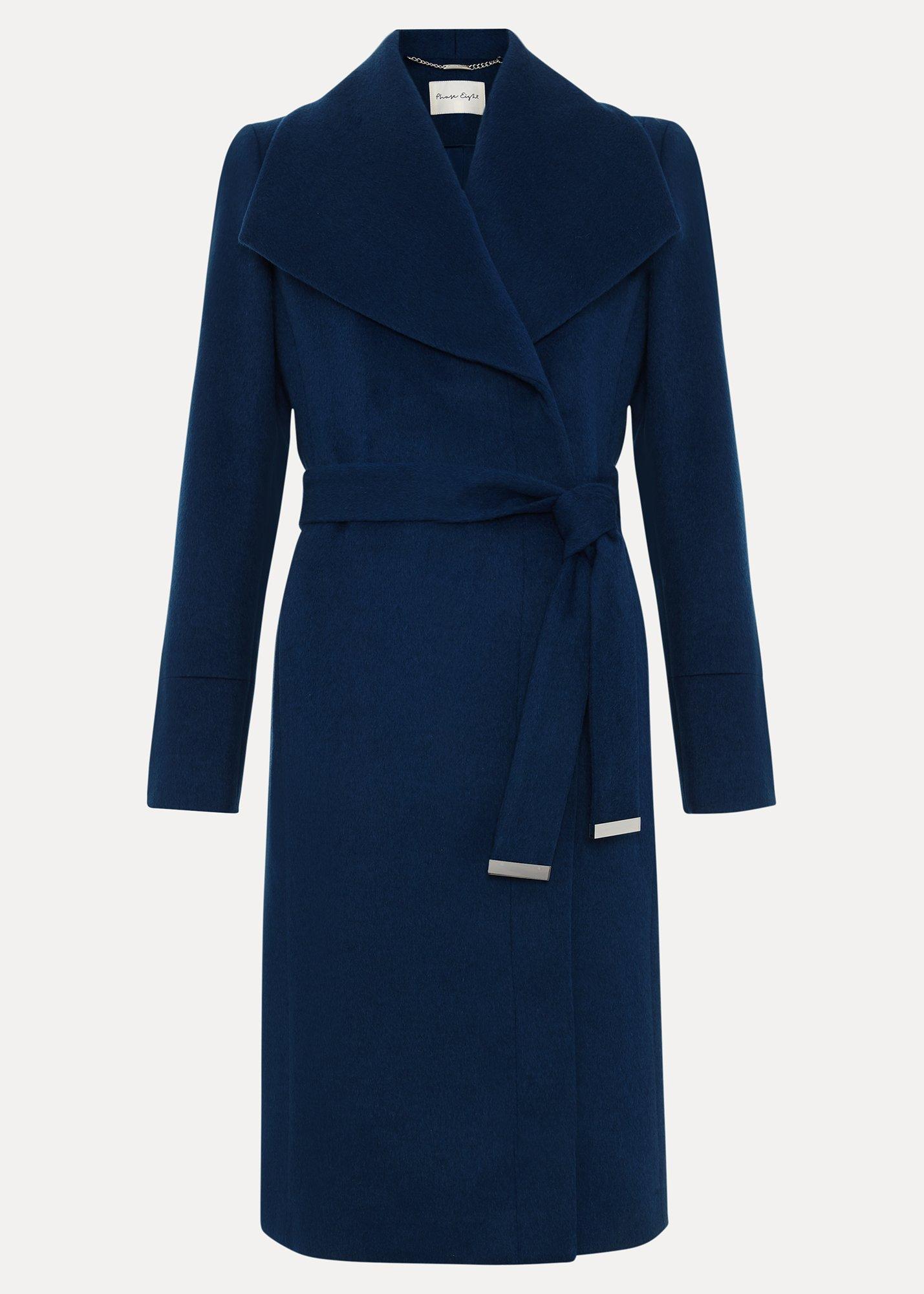 Petite Nicci Black Wool Smart Coat