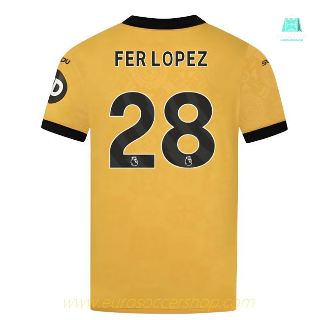 2025-2026 Wolves Home Shirt (Fer Lopez 28)
