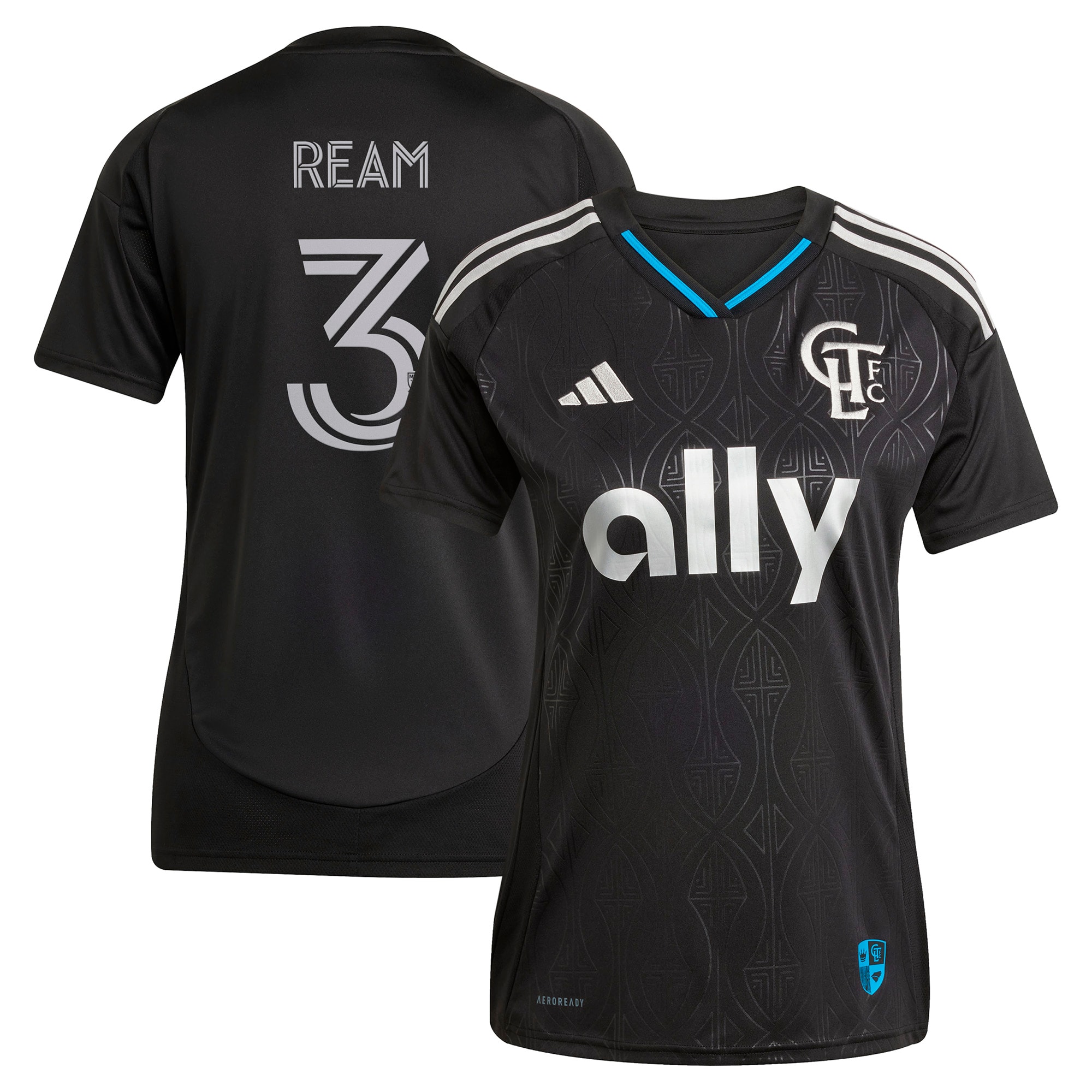 [JED] Tim Ream Charlotte FC Women's 2025 Fortress Kit Replica Player Jersey - Black