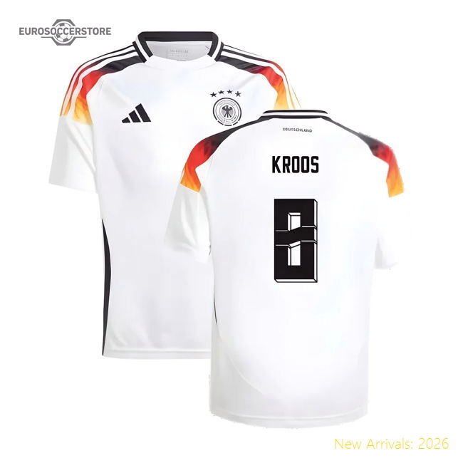 Germany Children 2024 Home Jersey Shirt Football Fan Apparel