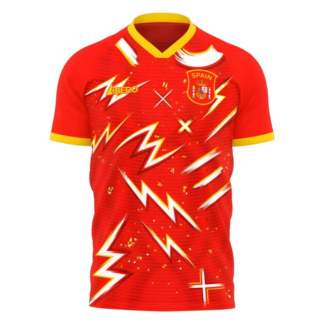 Quality 2025-2026 Spain Home Pre-Match Concept Shirt Womens