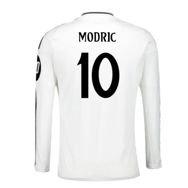 Real Madrid Long Sleeve Home Kit 2024-2025 Fan Collection Jersey