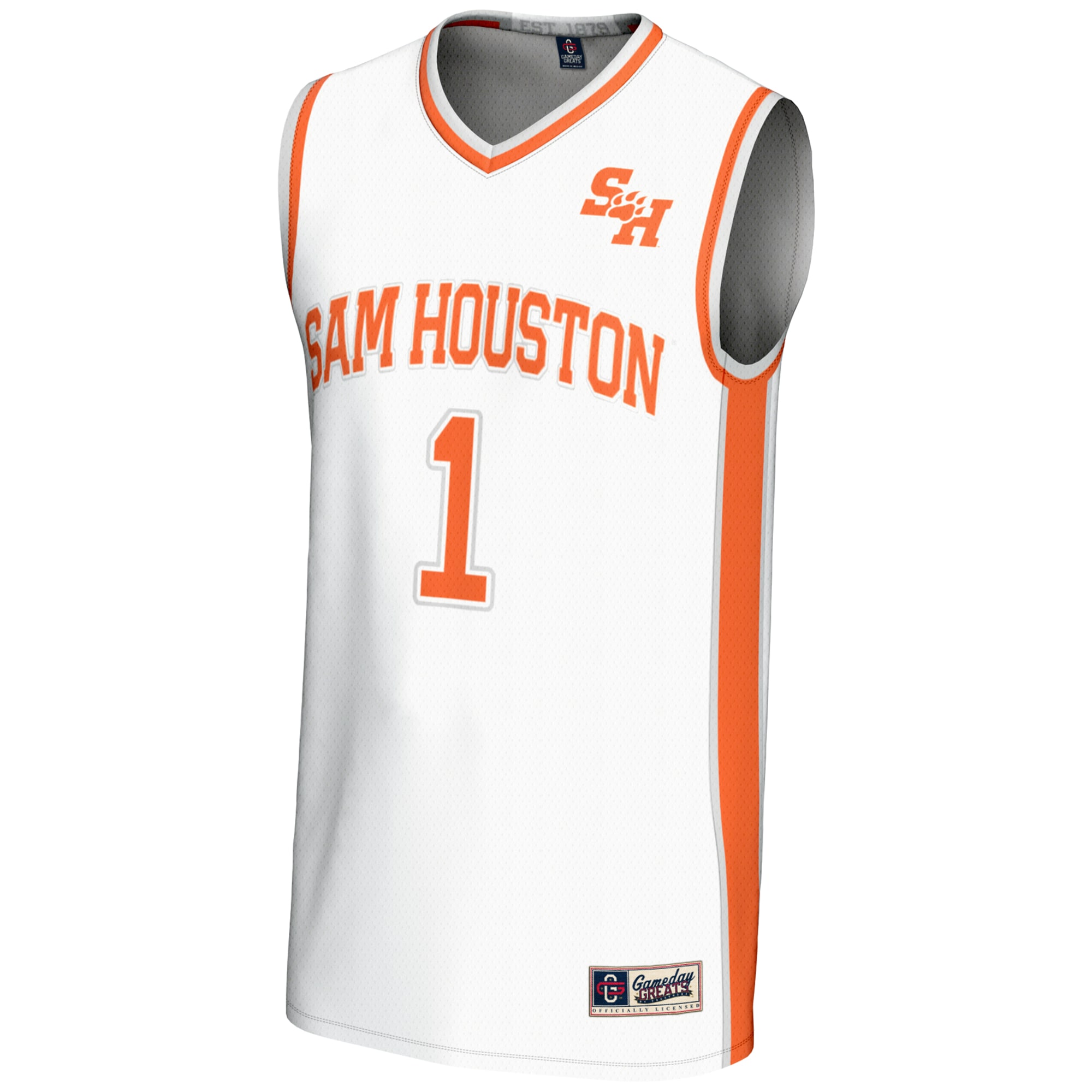 [DDG] Sam Houston State Bearkats GameDay Greats Youth Lightweight Replica Basketball Jersey - White