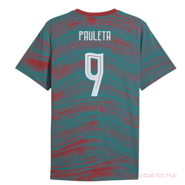 2026-2027 Portugal FtblCulture Tee AOP (Red) (Pauleta 9)