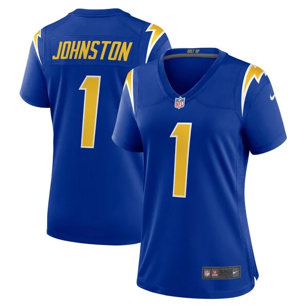 None Quentin Johnston Game Jersey - Royal | NFL Player Jersey