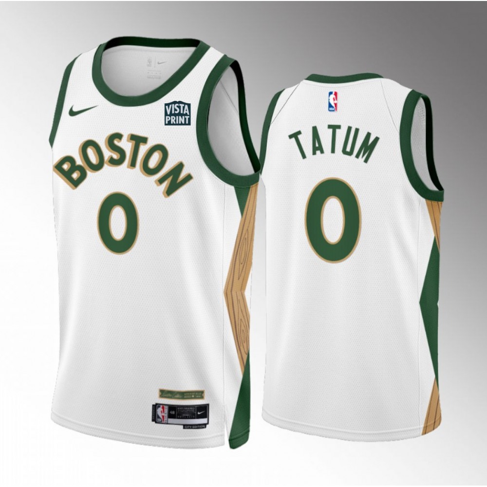 Performance Boston Celtics Jayson Tatum0 Jersey - White City Edition