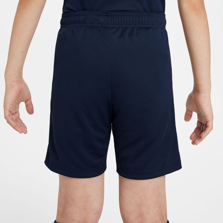 Chelsea Training Shorts Dri-FIT Strike - Obsidian/Photo Blue/Guava Ice Kids