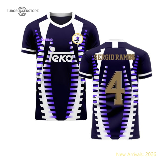 Supporter Madrid 2025-2026 Third Concept Football Kit (Libero) (Sergio Ramos