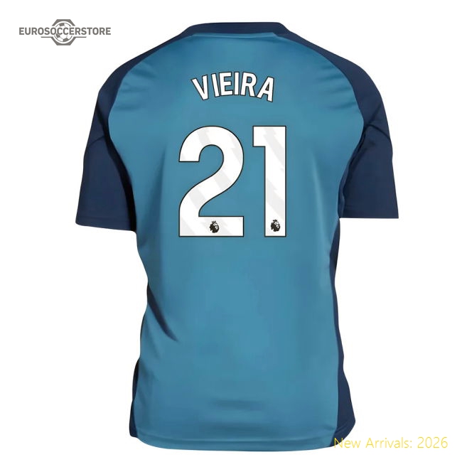 Arsenal Vieira Soft Kids Jersey Kids-safe Technology Soft-touch