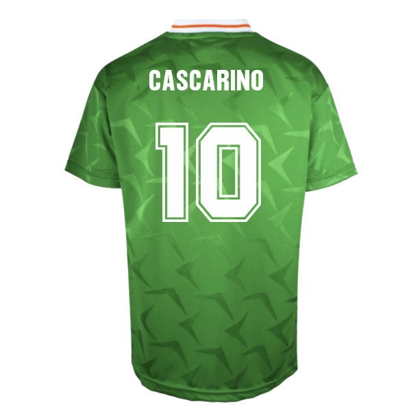 [JED] 1990 Ireland Home Retro Shirt (Cascarino 10)