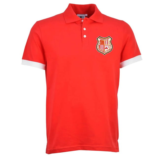 Brentford Red/White Polo | Premium Material | Collector's Item
