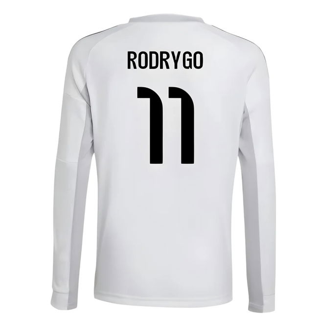 2025-2026 Camiseta Real Madrid Local Niños - Auténtica - Rodrygo 11