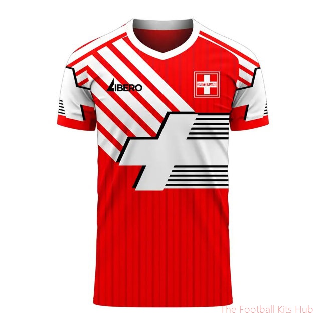Switzerland 2025-2026 Retro Concept Football Kit (Libero) - Baby