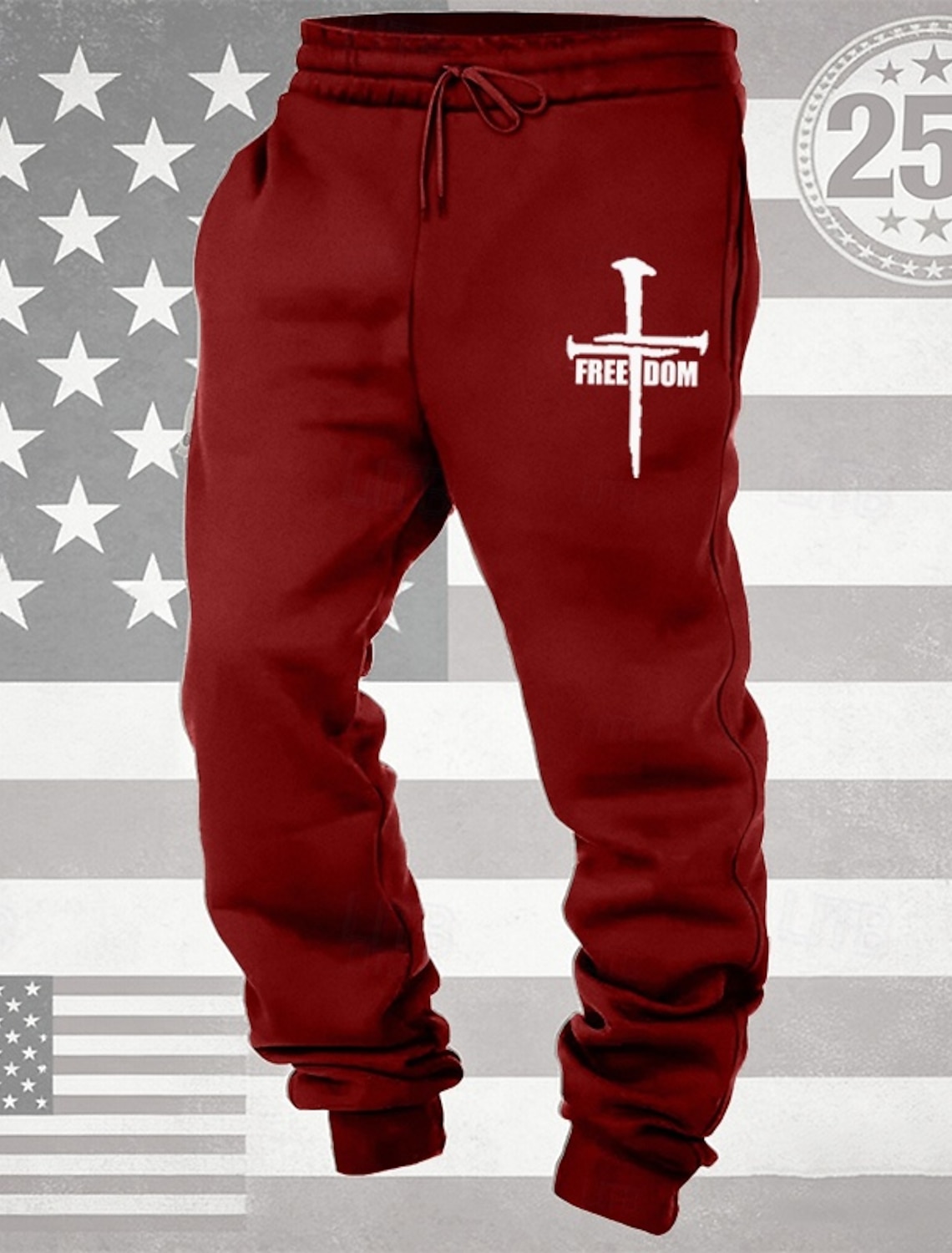 Men's Sweatpants Joggers Trousers Drawstring Pocket Elastic Waist