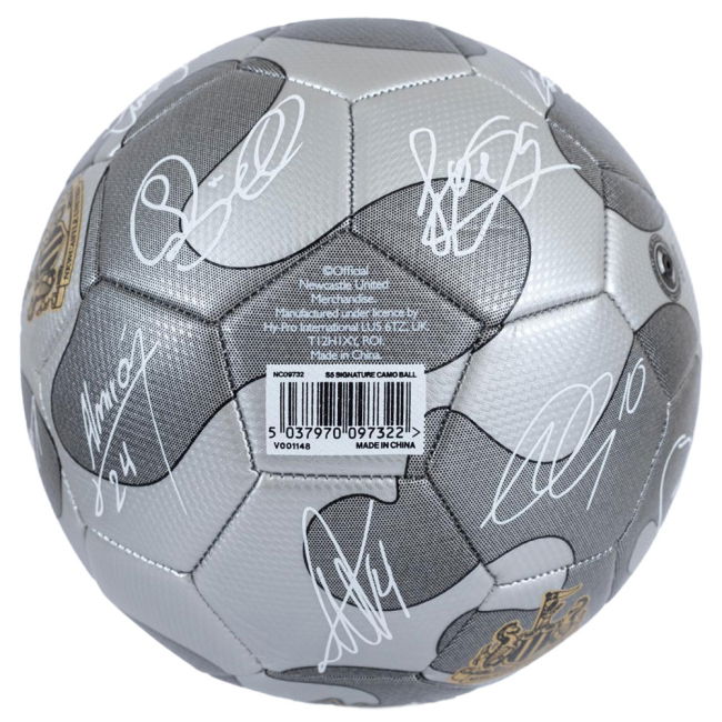 Newcastle Authorized Newcastle United FC Camo Sig Football