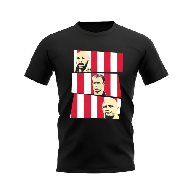 Henry Bergkamp Vieira Arsenal Trio supporter T-Shirt