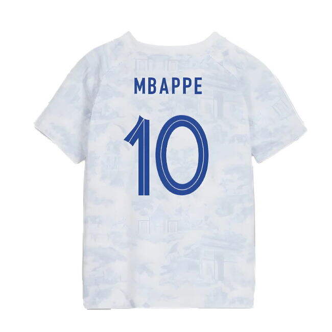 Cost-effective 2022-2023 France Away Little Boys Mini Kit (Mbappe 10) Cute