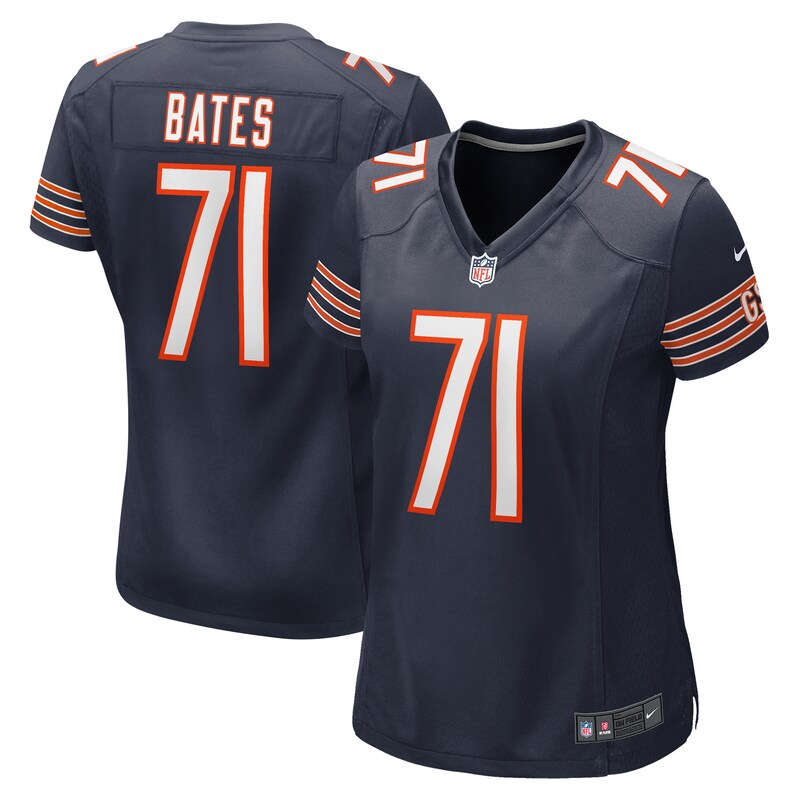 None Ryan Bates Chicago Bears Budget-Friendly Game Jersey for NFL Fans
