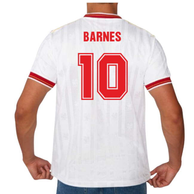 1986 Liverpool Away Crown Paints Retro Shirt (BARNES 10)