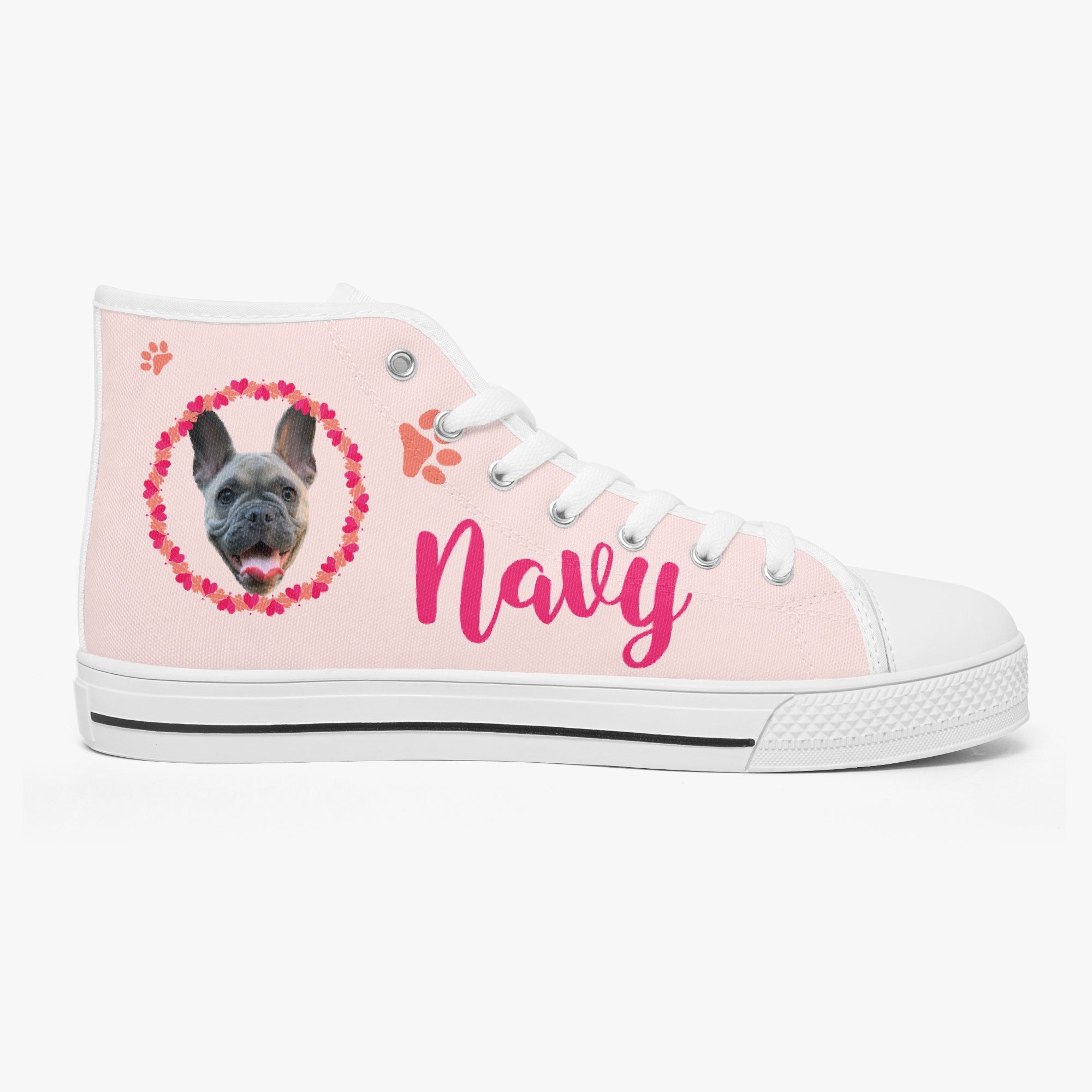 Violet - Comfy Personalized Classic High-top Canvas Shoes Casual Wear