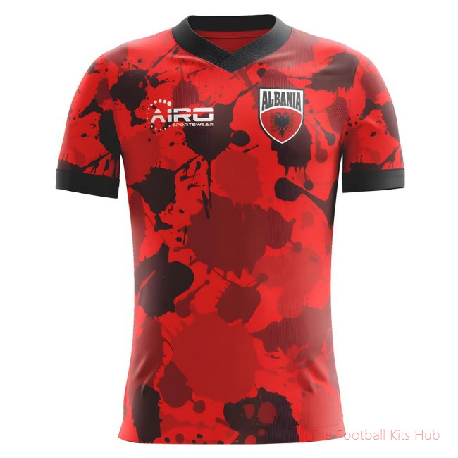 [SD] 2025/26 Albania Home Football Shirt - Womens