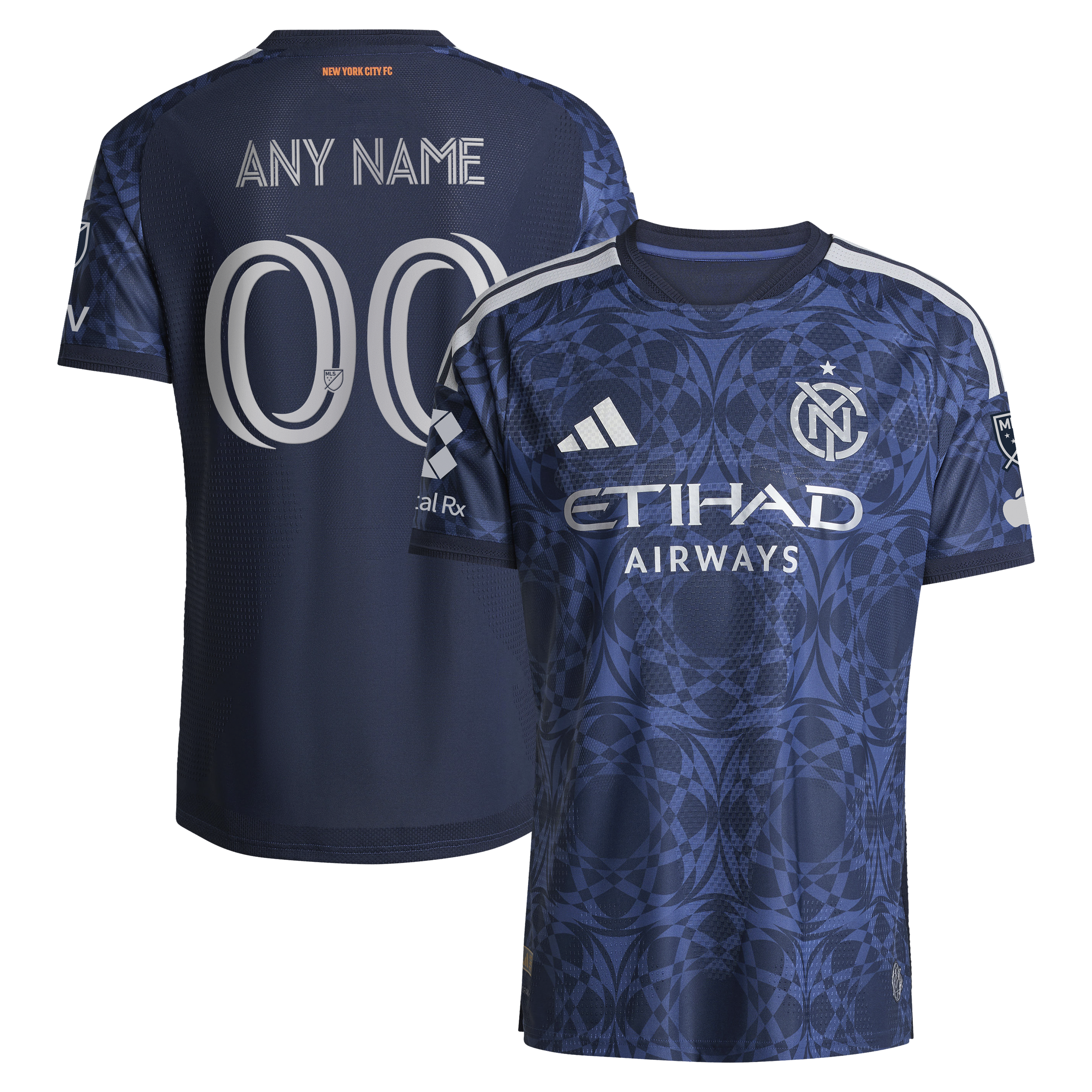 [SJH] New York City FC 2026 The All Nations Kit On-Field Authentic Patch Custom Jersey - Blue