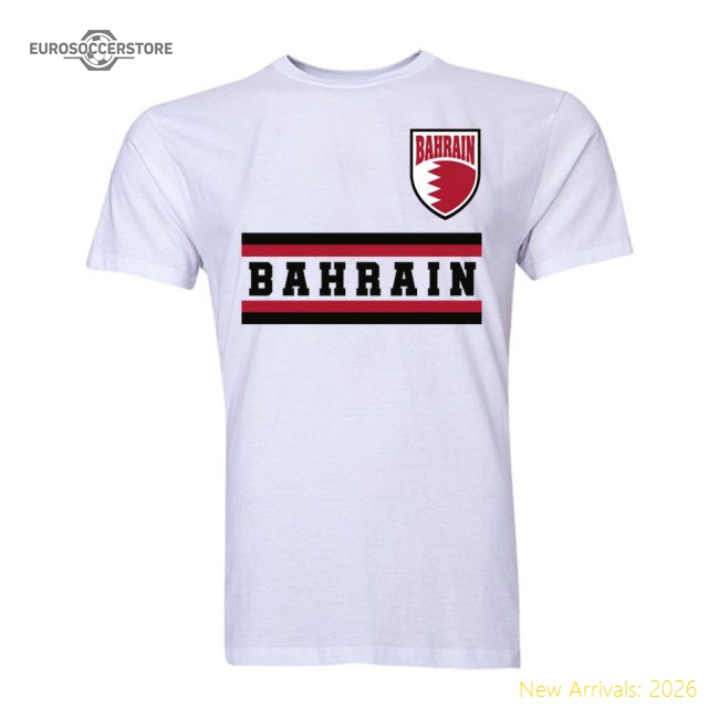 Premium-grade Bahrain Core Football Country T-shirt (white)