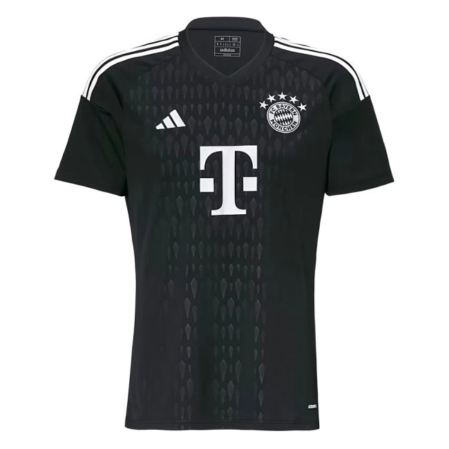 2023-2024 Bayern Match Quality Shirt (Black) Reinforced Seams