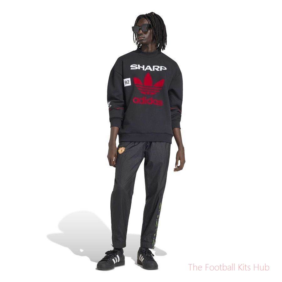 Manchester United Sweatshirt 1990/92 - Black