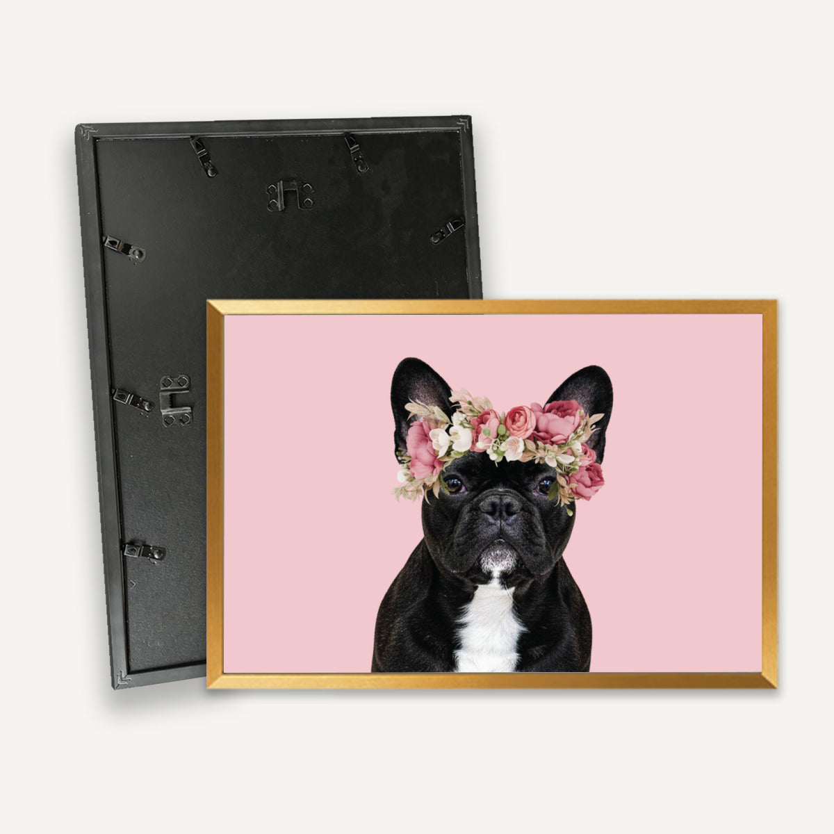 French Bulldog Bobby Personalized Framed Poster • Wall Decoration Durable Dog Item