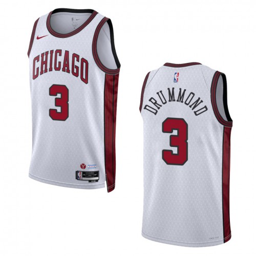 White Chicago Bulls #3 Nike Jersey - Economical Basketball Jersey