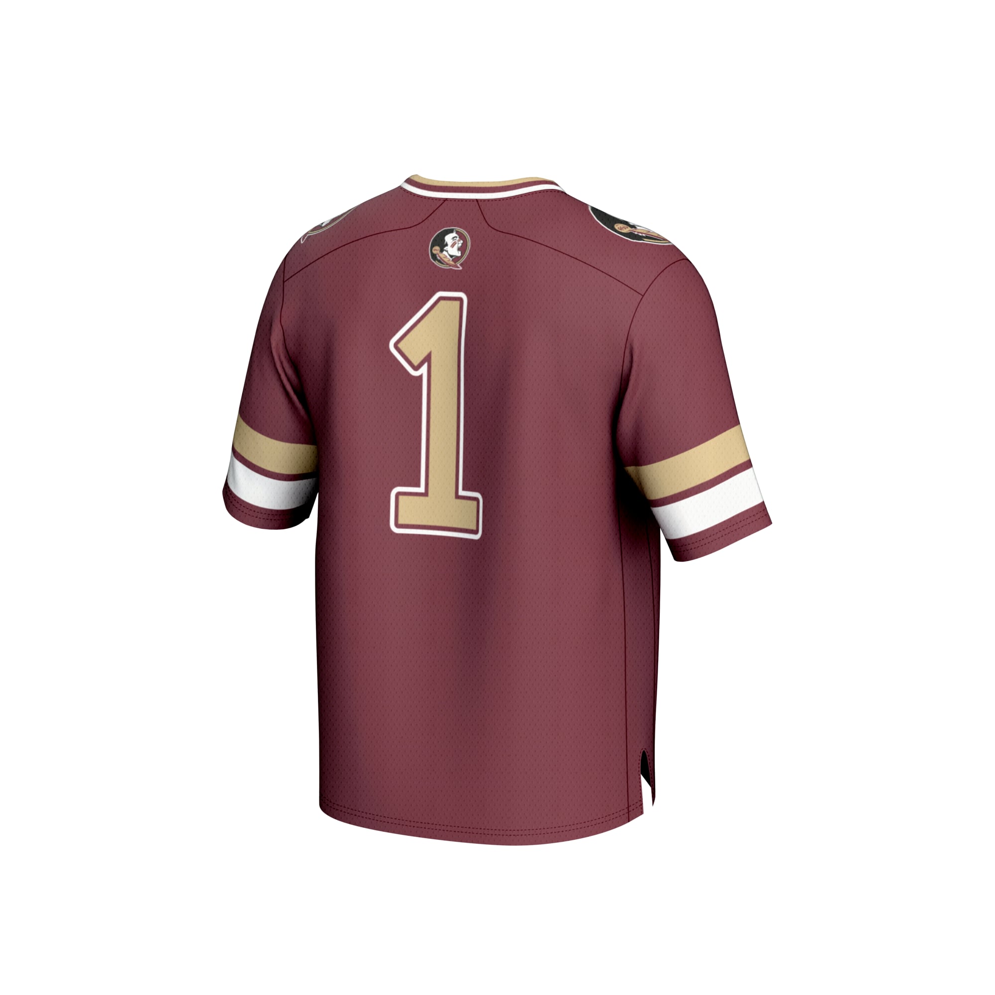 Unisex #1 Garnet Florida State Seminoles Collegiate Football Fashion Jersey