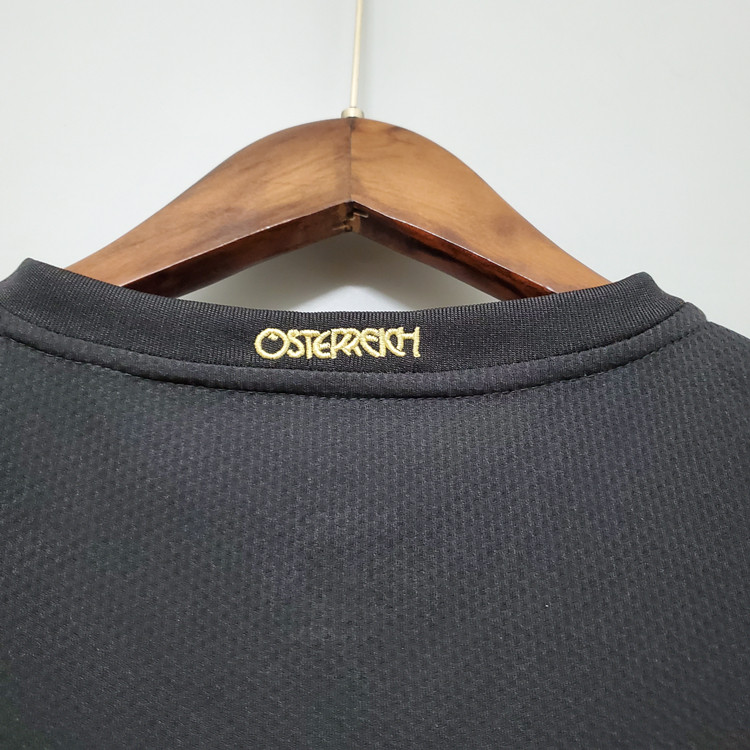 Austria Euro 2020 Away Balck Soccer Jersey Football Shirt - Official